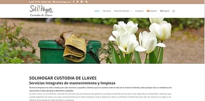 Crear página web Solihogar Custodia de LLaves - SEO