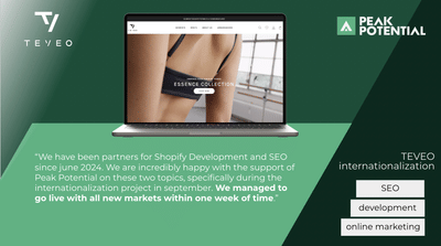 TEVEO internationalization - E-commerce