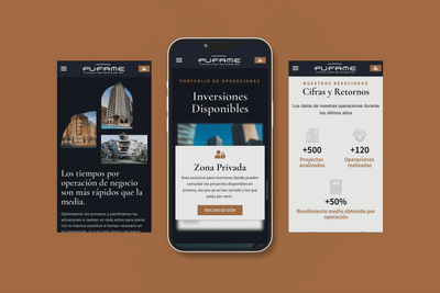 Pufame | Diseño Web & Sección Privada Usuarios - Creación de Sitios Web
