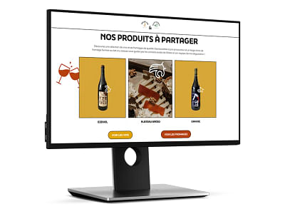 Site e-commerce - Sacré Vin & Fromage - Création de site internet