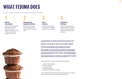 Fedima’s Annual Report - Online Report - Design & graphisme