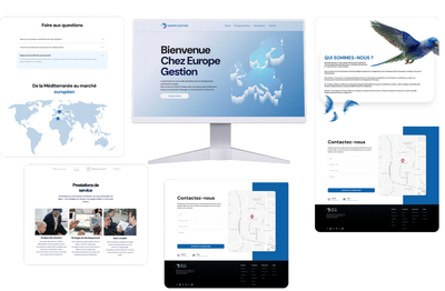 Europe Gestion - Création de site internet