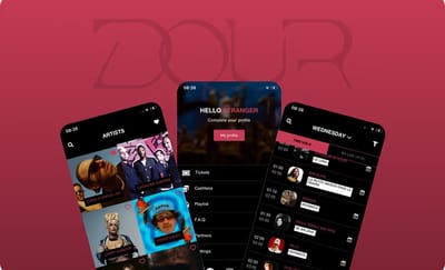 L'app du Dour Festival - Application mobile
