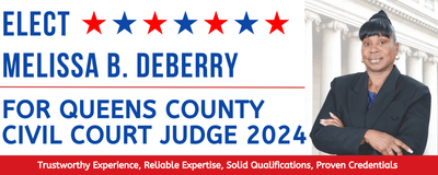 Case Study 3: Melissa DeBerry for Queens Civil Court Judge - Webseitengestaltung
