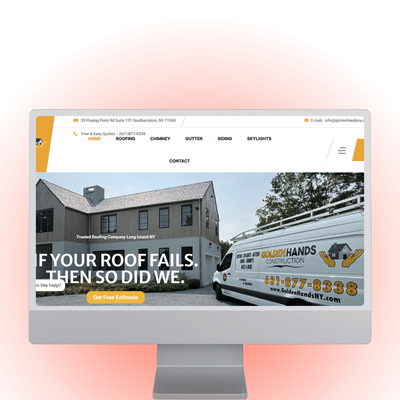 AI Content Creation for Golden Hands Contruction - Création de site internet
