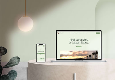 Brochure Website (WordPress) for Laggan Estate - Ergonomie (UX/UI)