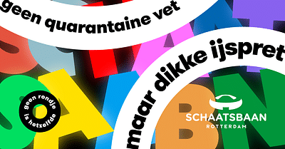 Campagne voor Schaatsbaan Rotterdam - Reclame