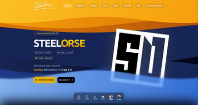 Site WEB Steelorse - Application web
