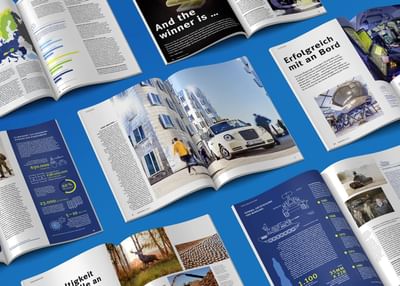 Neue Dimensionen: Kundenmagazin von Rheinmetall - Textgestaltung