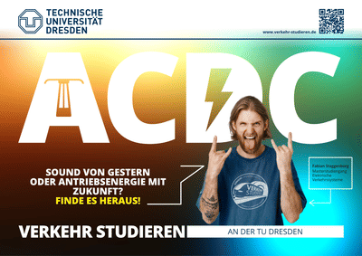 Kampagne "Verkehr studieren" TU Dresden - Werbung