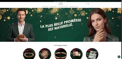 Bois Eden : boutique de bijoux en bois portée par le référencement - Website Creation
