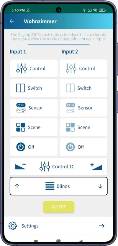 INSTA - Smart Building Application - Mobile App