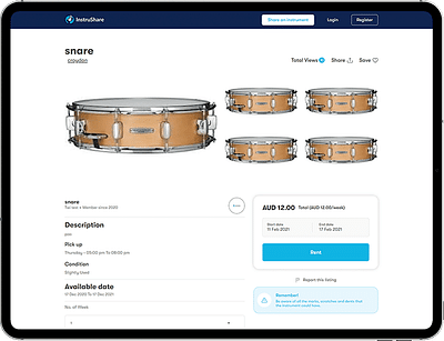 InstruShare - E-commerce
