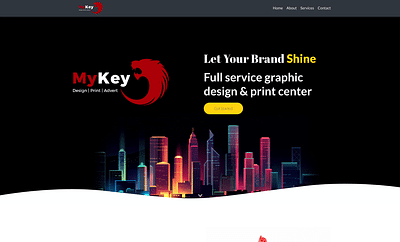 MyKey Trading Website - Social Media