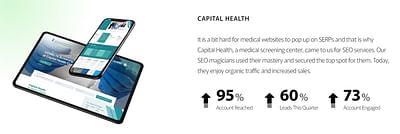 Capital Health - Référencement naturel