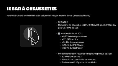 Pérenniser un E-commerce - Panier moyen à 50€ - SEO