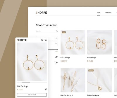 Shopping UI/UX Design - Branding & Positioning