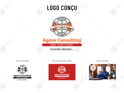 Identité visuelle AGORA CONSULTING - Grafische Identiteit