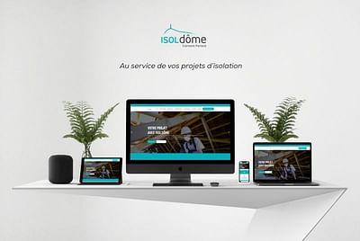Site vitrine Isoldome By Coqpit - Reclame