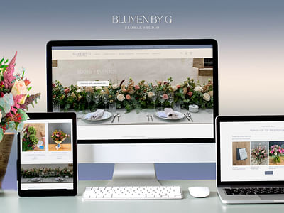 Página web x Blumen by G - Creación de Sitios Web