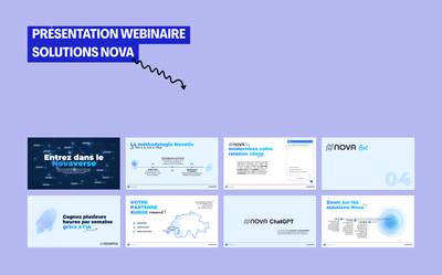 Webinaires commerciaux B2B sur l'IA pour Novatix - Growth Marketing
