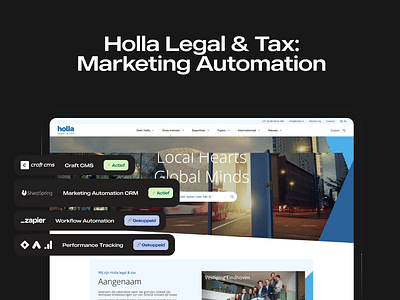 Holla Advocaten - Marketing Automation - Software Ontwikkeling