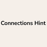 Connections Hint