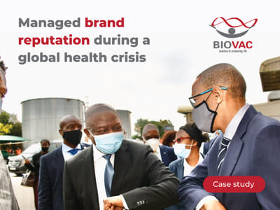 Reputation management: Biovac - Branding & Positioning
