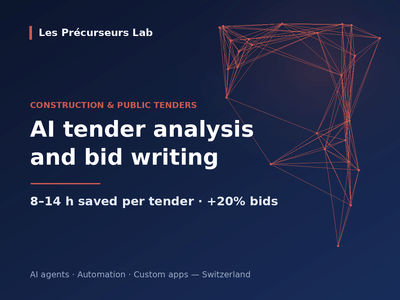 AI tender analysis for a Romandy construction company - Data Consulting