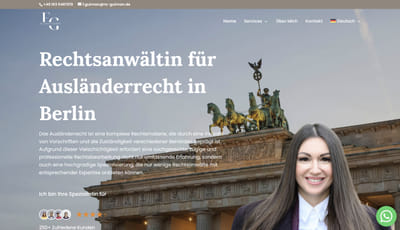 RA Gutman – Kanzlei-Website für Ausländerrecht - Branding & Positionering