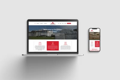 Fitzgibbon Marquees – Event Services Website Redesign - Création de site internet