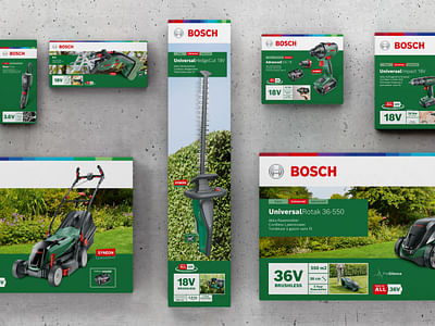 Bosch – Home and Garden - Verpackungsdesign