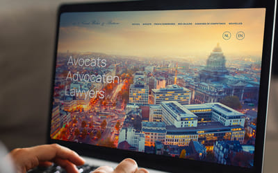 Web design & development for de le Court & Wahis - Création de site internet