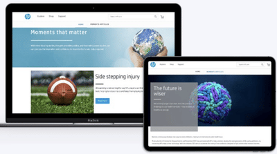 Repositioning HP as an inspiring partner - Social Media