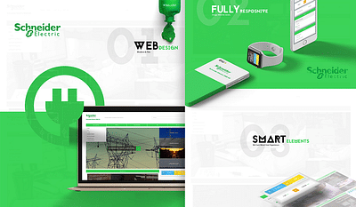 Web design and development fir Schneider Electric - Website Creation