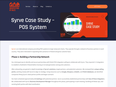 POS System Lead Generation in Poland - Content-Strategie