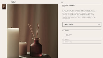 Casa 61 - Website Creatie