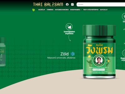 Bespoke WebPotCMS Webshop for Thai Balms - Software Development
