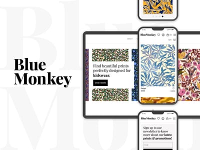 Blue Monkey - E-commerce