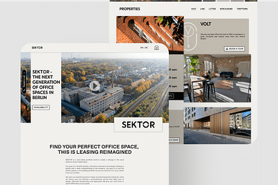 Sektor B2B Website Design & Development - Webseitengestaltung