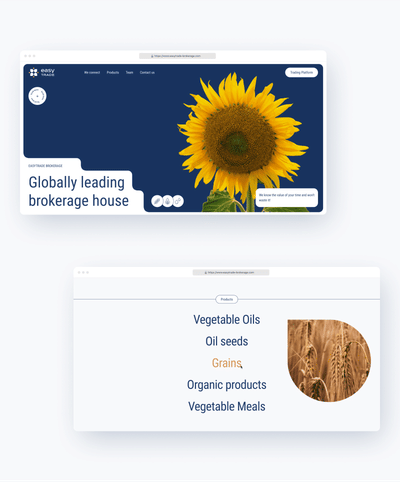 Website development for Easy Trade - Web Application