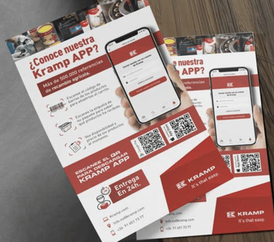 Flyer Diseño Kramp App - Graphic Design
