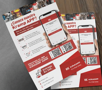 Flyer Diseño Kramp App - Ontwerp