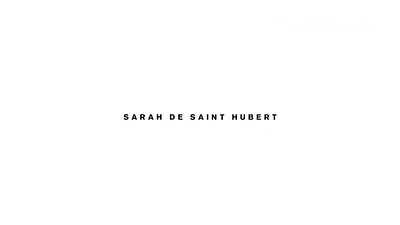 Sarah de Saint Hubert E-Commerce - Digital Strategy