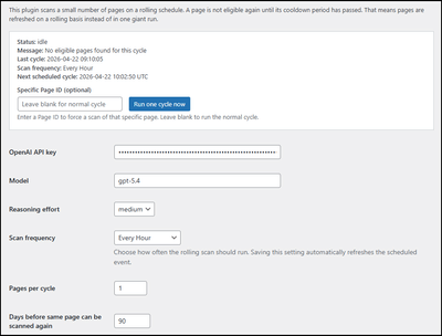AI Rolling Review Plugin - Content-Strategie