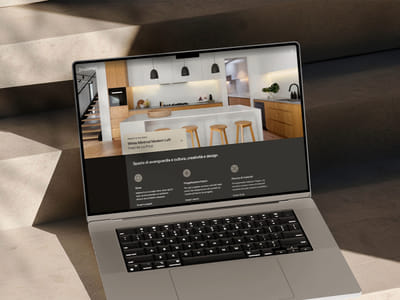 Materia website - Branding, UX/UI Design, Development - Creazione di siti web