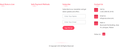 Website Development for Rukuru Live - Website Creation