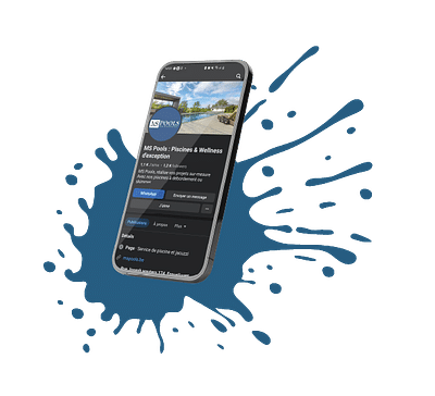 Gestion réseaux sociaux - revendeur de piscines - Réseaux sociaux