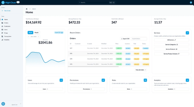High Clean Pro - Laundromat SaaS MVP - Sviluppo di software