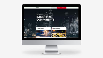 Website für Industriekomponenten von HITACHI - Webanwendung